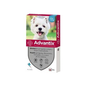 Antipulgas Para Perro En Pipeta Advantix 0.4 Ml