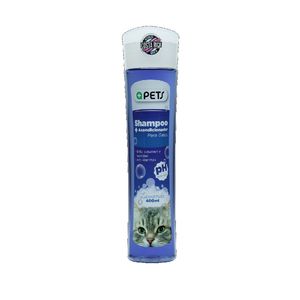 Shampoo Para Gato +qpets 2/1 400 Ml