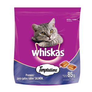 Comida Humeda Para Gato Whiskas Temtations Salmon 85 Gr