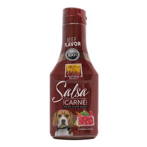 Salsa Snack Para Pero Natural Select Carne 375 Ml