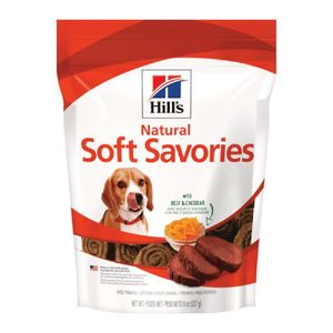Snack Para Perro Hills Natural Soft Savories Beef & Cheddar 250 Gr