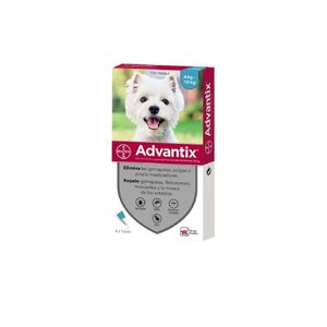 Antipulgas Para Perro En Pipeta Advantix 4 a 10 Kg 1.0 Ml