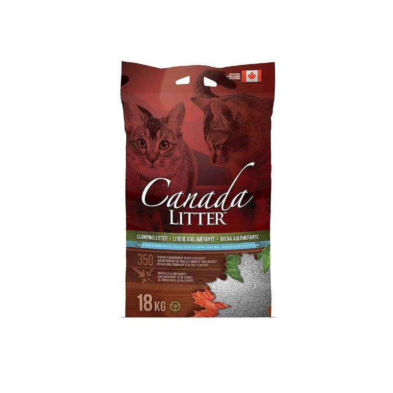 arena-sanitaria-para-gato-canada-litter-baby-powder-18-kg