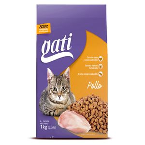 Comida Seca Para Gato Gati Pollo 1 Kg