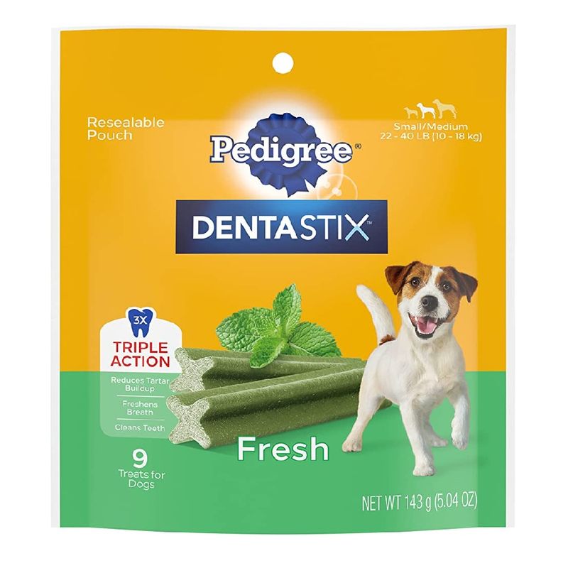 snack-para-perro-pedigree-dentastix-fresh-small-medium-breed-142-gr