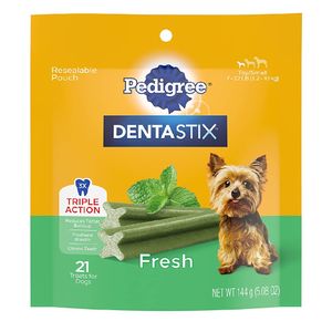 Snack Para Perro Pedigree Dentastix Fresh Toy Small Breed 142 Gr