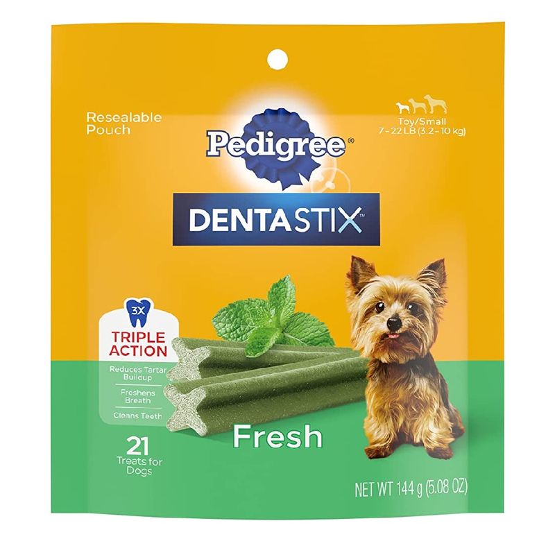 snack-para-perro-pedigree-dentastix-fresh-toy-small-breed-142-gr