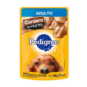 Comida Humeda Para Perro Pedigree Adult Cordero 100 Gr
