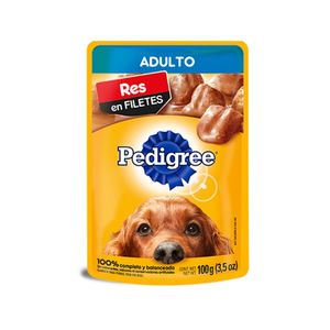 Comida Humeda Para Perro Pedigree Adult Res 100 Gr
