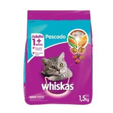 Comida Seca Para Gatos Whiskas Adult Pescado 1.5 Kg