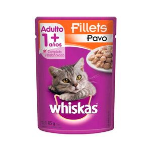 Comida Humeda Para Gato Whiskas Adult Pavo 85 Gr