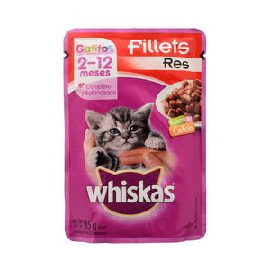 Comida Humeda Para Gato Whiskas Gatitos Res 85 Gr