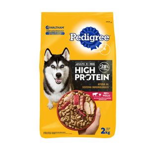 Comida Seca Para Perro Pedigree High Protein Carne y Pollo 4 Kg