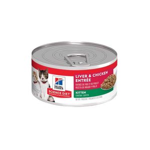 Comida Humeda Para Gato Hills Kitten Chicken Entree 155 Gr