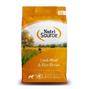 Comida Seca Para Perro Nutrisource Lamb & Rice 30 Lb
