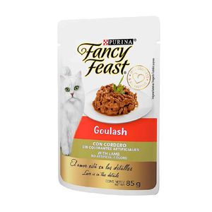 Comida Húmeda Para Gato Fancy Feast Pouch Goulash Cordero 85 Gr