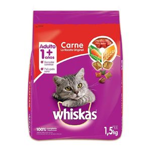 Comida Para Gatos Whiskas Carne 1.5 Kg