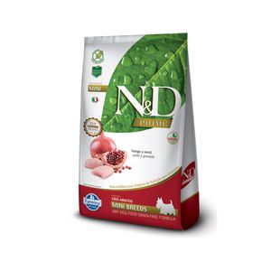 Comida Seca Para Perro N&D Prime Frango Adulto Mini Breeds 10.1 Kg