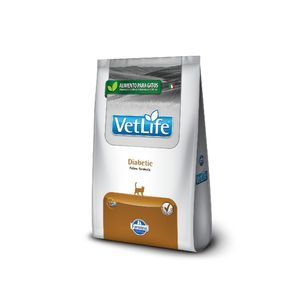 Comida Medicada Para Gato Vet Life Diabetic 2 Kg