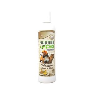 Shampoo Para Perros y Gatos Natural Pet Avena y Miel 500 Ml