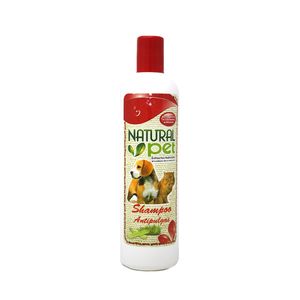 Shampoo Para Perros y Gatos Natural Pet Antipulgas 500 Ml