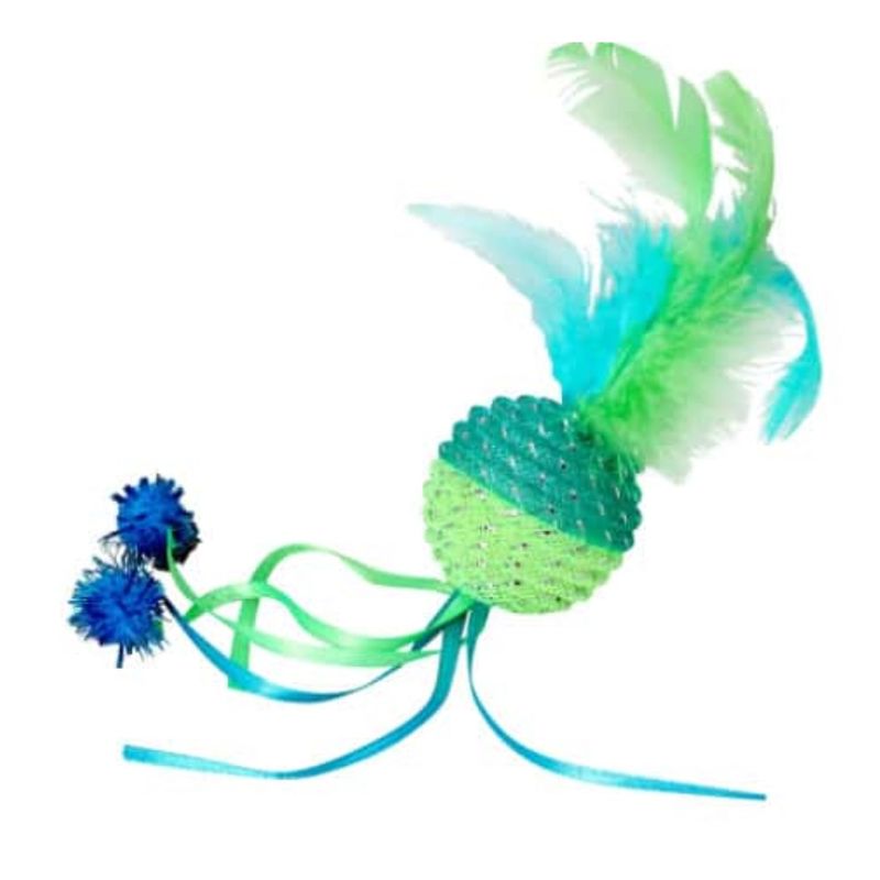 juguete-para-gato-multipet-bola-de-malla-de-dos-tonos-con-pluma-784369200959