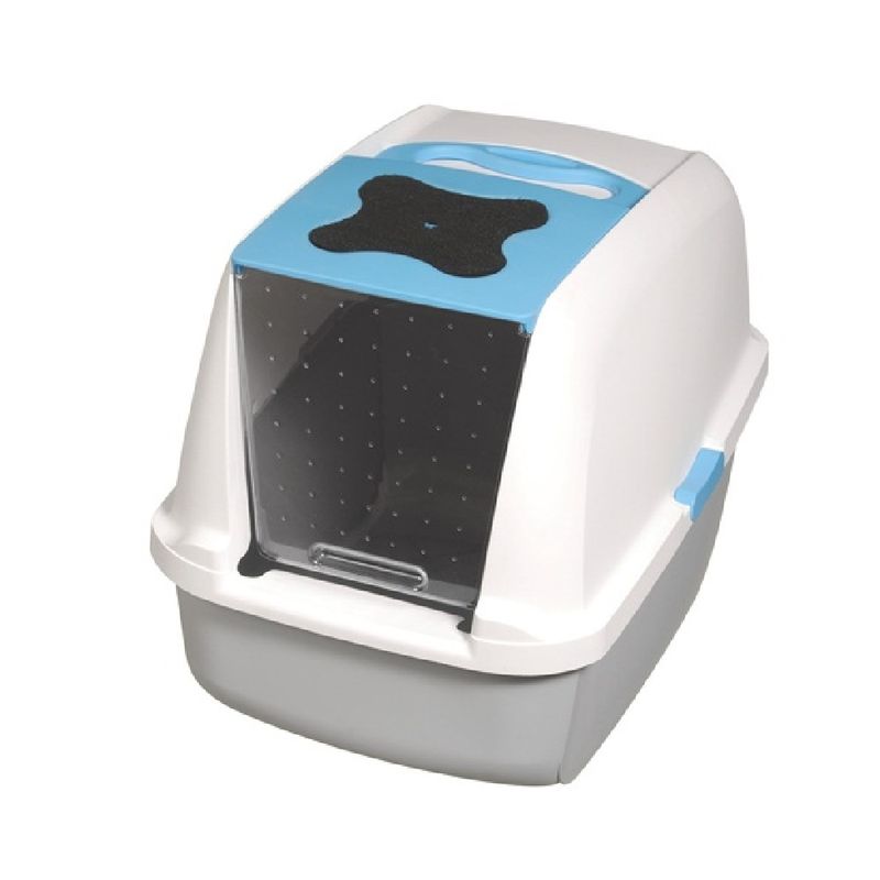 arenero-Para-gatos-catit-con-tapa-puerta-y-filtro-azul-022517507018