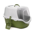 arenero-para-gatos-cathy-stefanplast-con-puerta-facil-limpieza-verde