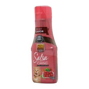 Salsa Snack Para Gatos Natural Select Sabor a Carne 220 Ml