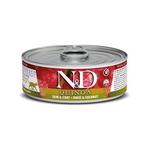 Comida Humeda Para Gatos N&D Quinoa Pato y Coco 70 Gr