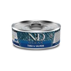 Comida Humeda Para Gatos N&D Ocean Tuna & Salmon 70 Gr