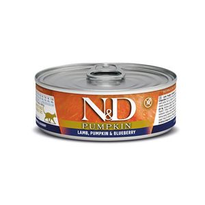 Comida Humeda Para Gatos N&D Calabaza Cordero y Arandano 70 Gr