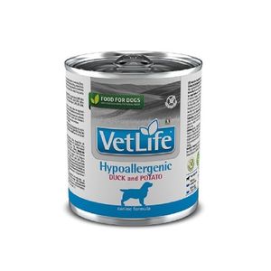 Comida Medicada Para Perros Vet Life Hupoallergenic Pato y Papa 300 Gr