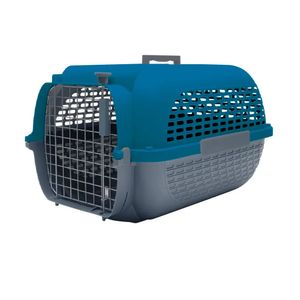 Transportador Para Perro Dogit Gris Tapa Azul Talla M