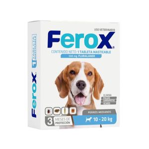 Desparasitante Ferox Para Perros de 10 a 20 Kg