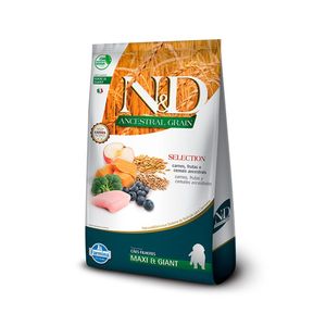 Comida Seca Para Perros N&D Ancestral Selection Cachorros Raza Grande 15 KG