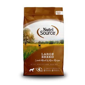 Comida Seca Para Perros Nutrisource Adulto Razas Grandes Cordero 26 Lb