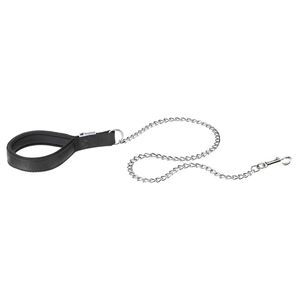 Correa de Metal Para Perros Ferplast Gm25/100 Chrome Negro