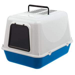 Arenera Sanitaria Para Gato Ferplast Toilet Clear Cat 20 Azul