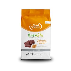 Comida Seca Para Perros Nutrisource Venado y Lenteja Roja Libre de Granos 25 Lbs