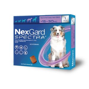 Desparasitante Para Perros Nexgard Spectra L De 15.1 a 30 Kg
