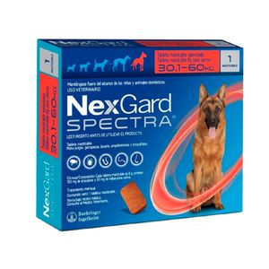 Desparasitante Para Perros Nexgard Spectra XL De 30 a 60 Kg