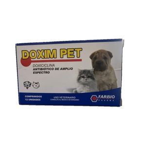 Antibiotico Para Perros y Gatos Doxim Pet Venta 12 Comprimidos