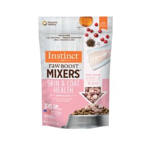 Snack Para Gato Instinct Cat RB Mixers Skin and Coat Cage-Free Chicken 160 Gr