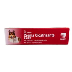Crema Cicatrizante Para Perros y Gatos Calox 15 Gr