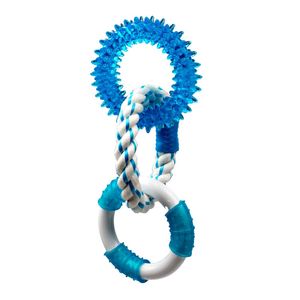 Juguete Para Perros Multipet Anillos De Menta Canine Clean 11 Pulgadas