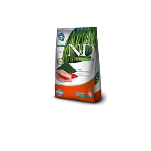 Comida Seca Para Gato N&D Spirulina Kitten Tilapia 1.5 Kg