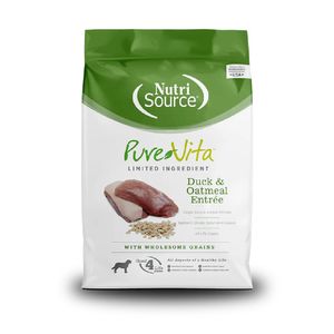 Comida Seca Para Perros Nutrisource Pure Vita Pato 4 Lbs