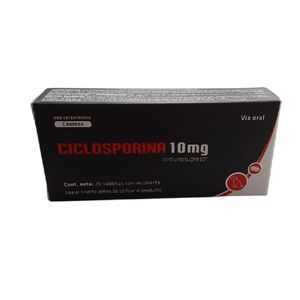 Ciclosporina 10 Mg - 20 Tabletas